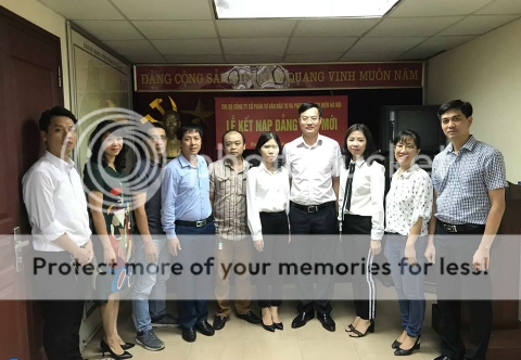Lễ kết nạp Đảng viên mới năm 2018 của Chi bộ Công ty Cổ phần Tư vấn Đầu tư và Phát triển Bưu điện Hà Nội